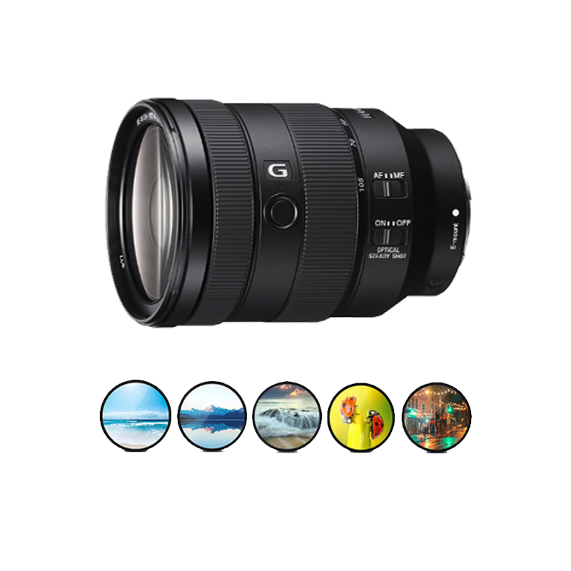 SONY FE 24-105mm F4 Full-Frame Standard Zoom G Lens, E-Mount Mirrorless Camera Lens (SEL24105G Filter And Protective Kit)