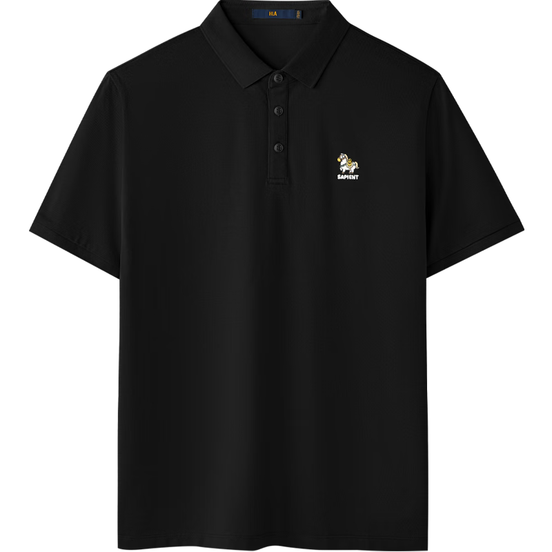 HLA Hailan Home Men's Polo Shirt 2026 New Cool Moisture-Wicking Short Sleeve Summer HNTPD2F085A