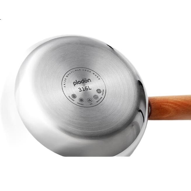 Детская кастрюля-молоковарка PLODON из нержавеющей стали 316L, 12 см, 1 л