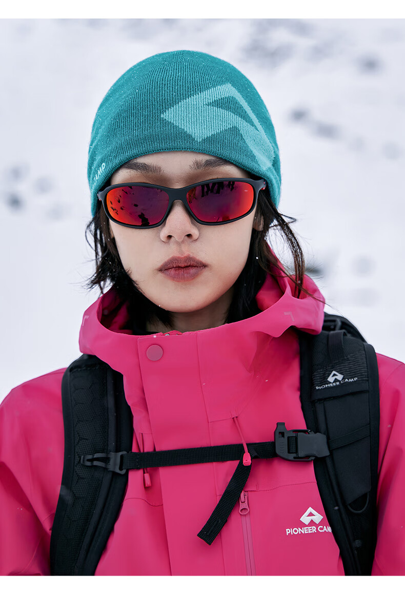 Pioneer Camp Wool Hat Knitted Warm Knit Cap Cold Hat for Men Winter Hiking Snow Mountain Balaclava Ear Protection Cold-Proof Hat 12