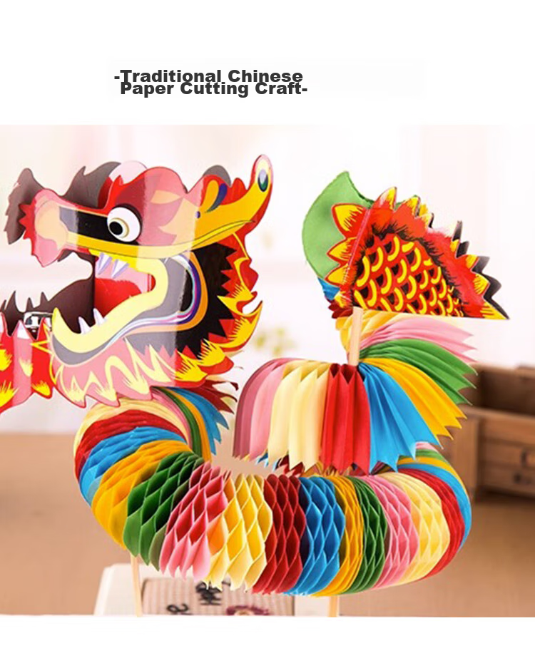 Hunlianqingcheng New Year Decorative Lanterns, Wedding Photo Props, Handheld Dragon Dance, Children's Horse Year Celebration, DIY Craft Activities, Streamers 5