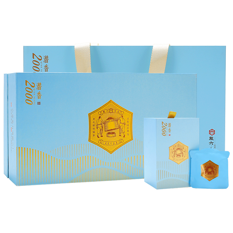 徽六绿茶六安瓜片茶叶礼盒117g 潜香2000特一级2025新茶 送领导送长辈