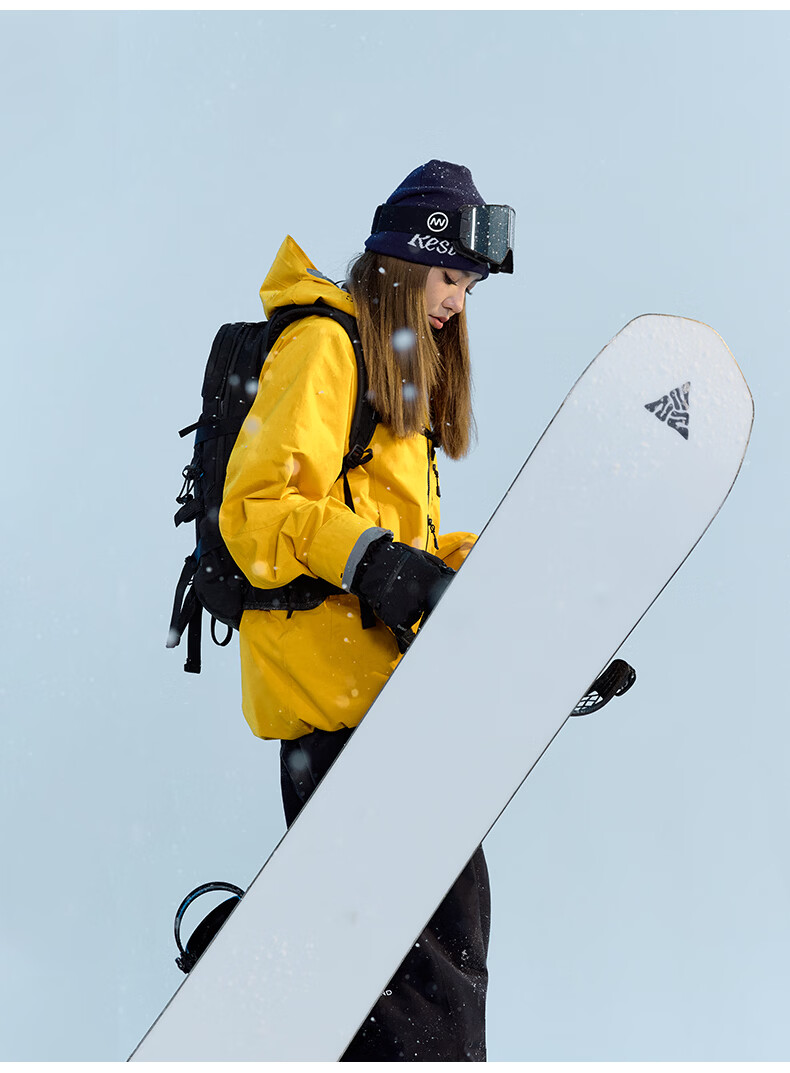Nan En [Ice Dome] 25 New Professional Waterproof Warm 3L Ski Jacket P Cotton RECCO Ski Coat Sea Pine Yellow XS 8