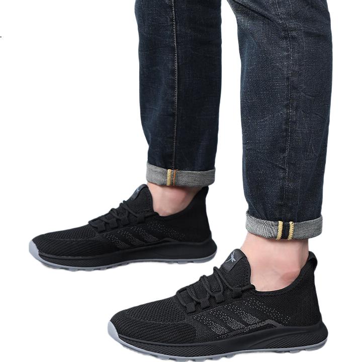 Кроссовки RED DRAGONFLY Casual Shoes для мужчин, дышащие текстильные кроссовки для путешествий, прочные спортивные мужские кроссовки EXA350161, черный, размер 39