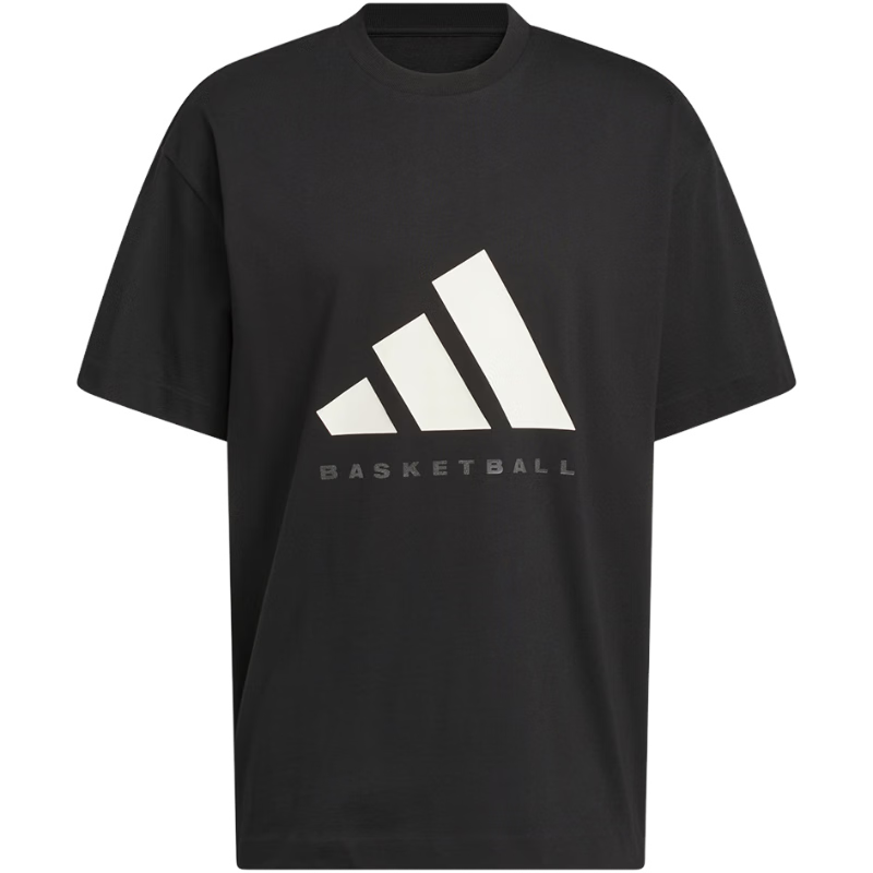 Adidas Unisex Basketball Series ADIDAS SS TEE Short Sleeve T-Shirt KB7560 Black M