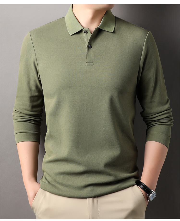 ROMON 100% Cotton Short Sleeve Men's Classic Business Polo Shirt Casual Solid Color Base Layer Black 3XL 14