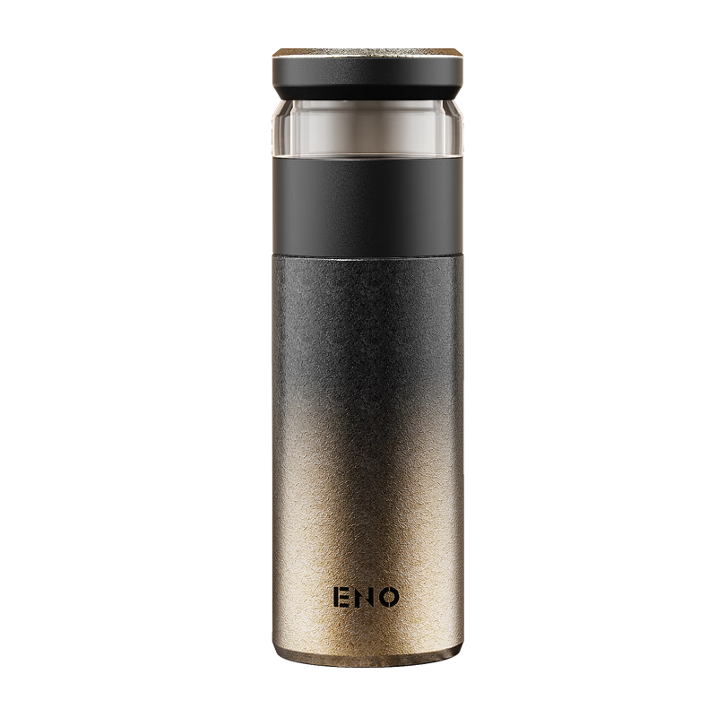 Eno Pure Titanium Insulated Mug for Men And Women, Tea Infuser Cup with Separate Compartments, Business Gift Box Set, Mid-Autumn Festival Birthday Present