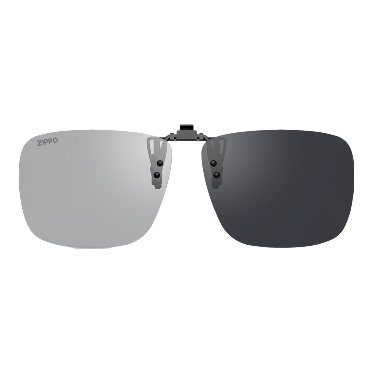 ZIPPO American Sunglasses Clip-On, Myopia Polarized Photochromic Protective Eyewear, Portable for Driving And Outdoor Use, Sunglasses for Men And Women, 06-71