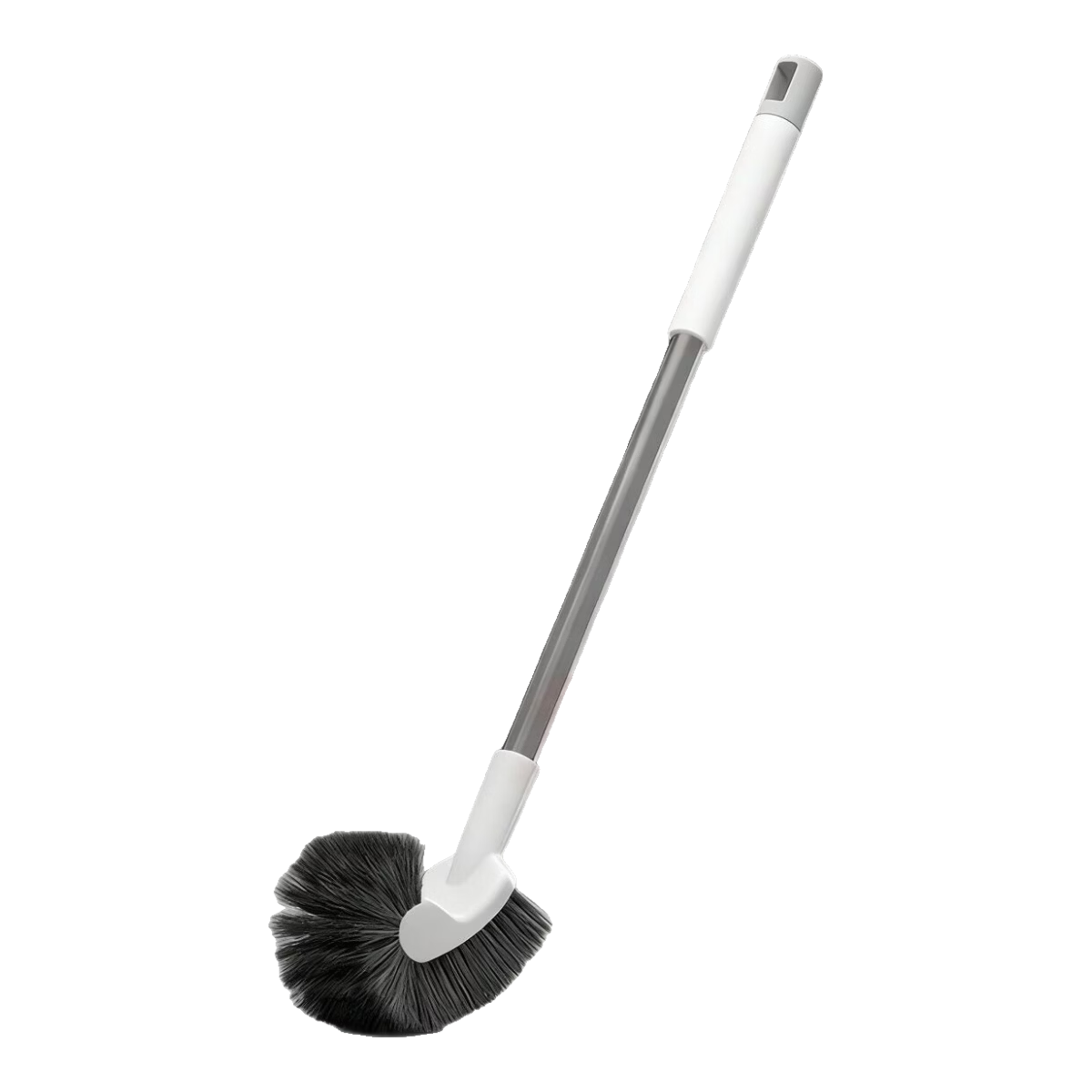 COODORA Wall-Mounted Toilet Brush with Long Handle, No Dead Angle Cleaning Brush for Home Bathroom
