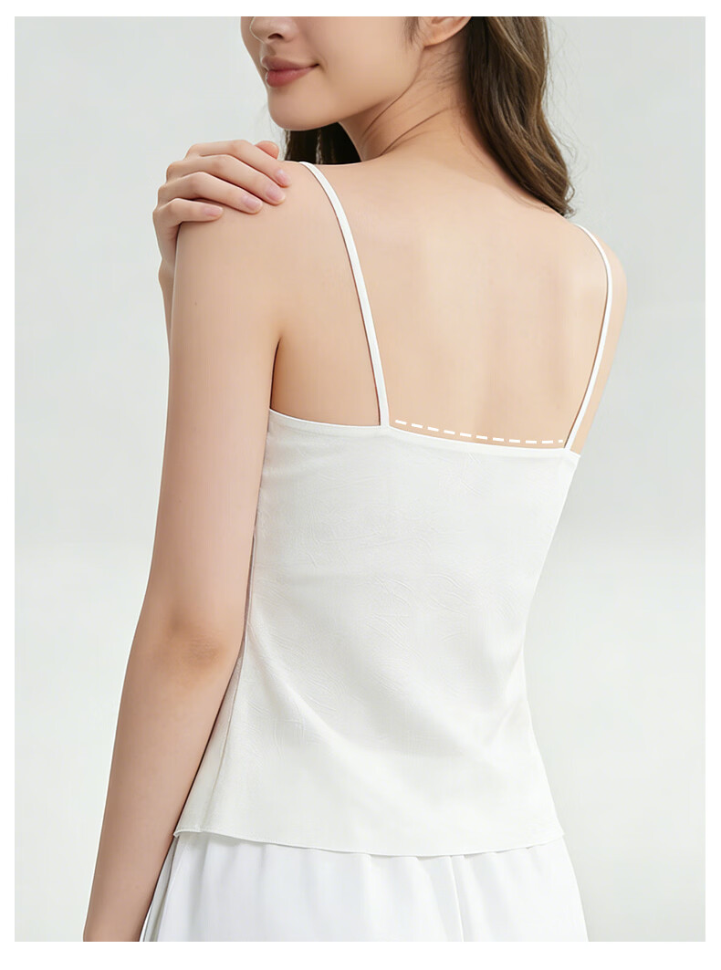 GUJIN Women's Padded Built-in Bra Camisole Tank Top, Backless, Bra-Free, White Tube Top 16