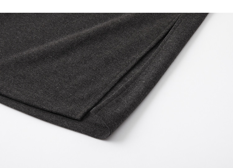 Demana [with Hyaluronic Acid] Spring Urban Commuter V-Neck Half-Placket Pocket Drop Shoulder Loose Women's Knit Dress 14