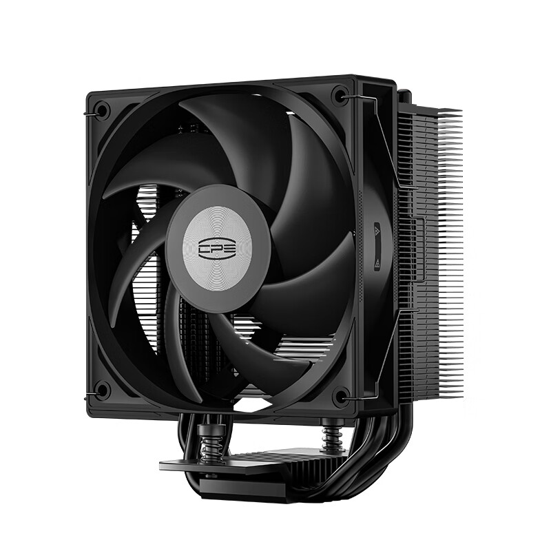 PCCOOLER RT400 Black Matte CPU Air Cooler (4 Heat Pipes/High-Performance Fan/Triangular Wave Fins/Supports 1851/AM5)