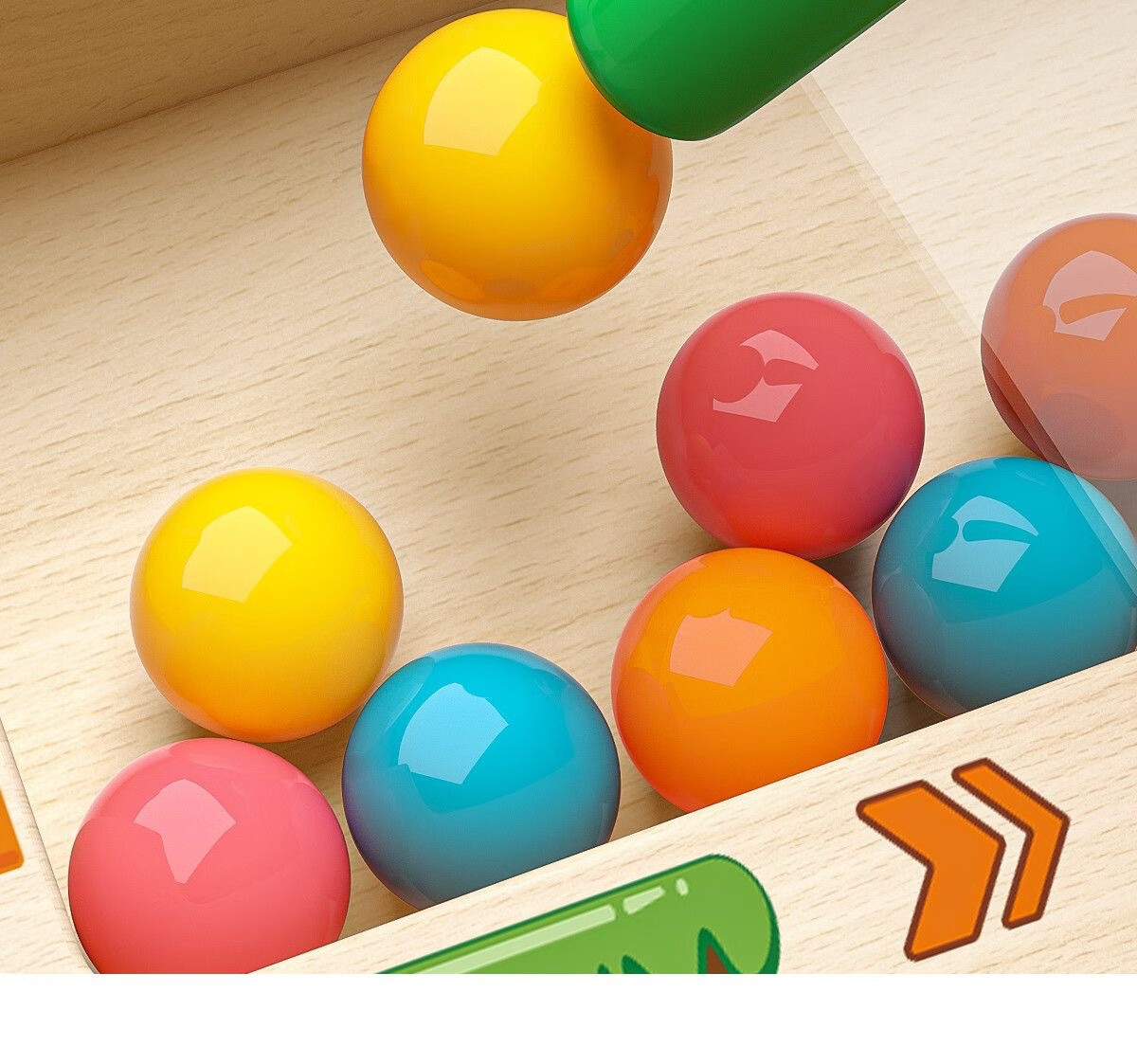 COOKSS Children's Educational Magnetic Bead Maze Penmanship Focus Training Toy for Ages 3-6 Boys and Girls New Year Gift 8