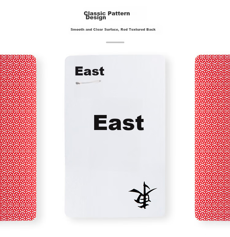 Miaoji Mahjong PVC Playing Cards, Hand-Rubbed Mahjong, Plastic Waterproof Material, Camping Travel Dormitory Mahjong Playing Cards 3