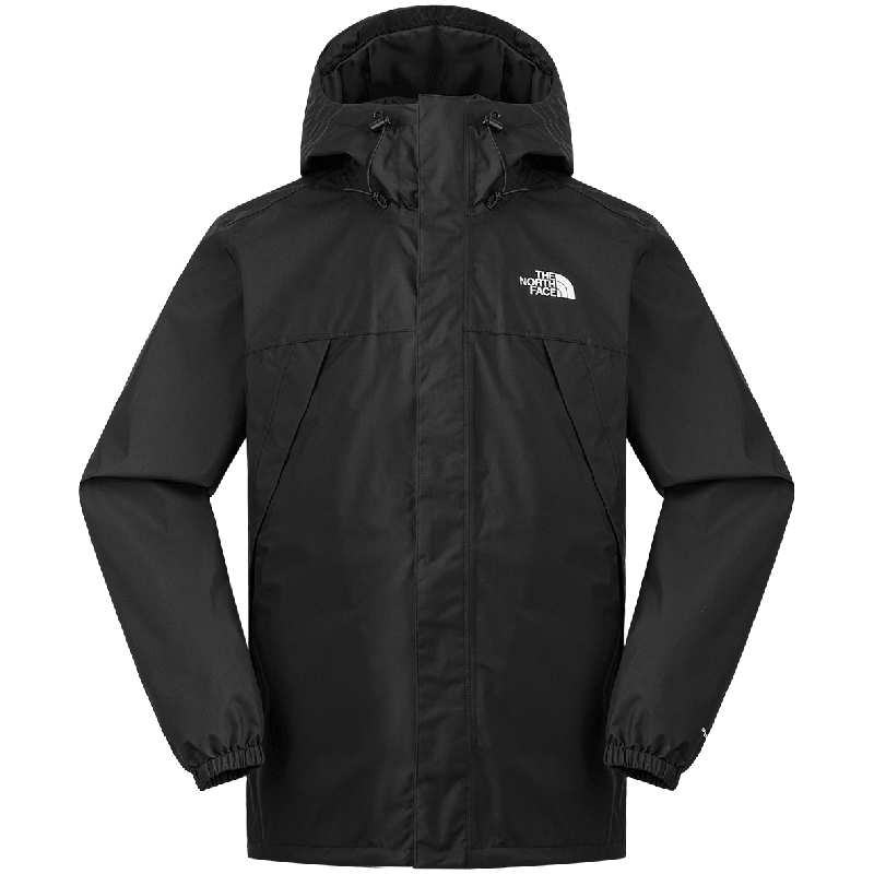 The North Face Men's Outdoor Waterproof Windproof Hard Shell Jacket 8DRZ Black/4H0 XL
