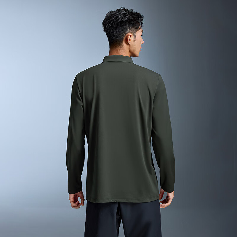 HLApolo Men's Autumn Sun Huadong Style Equestrian Seamless Taped Long Sleeve Shirt