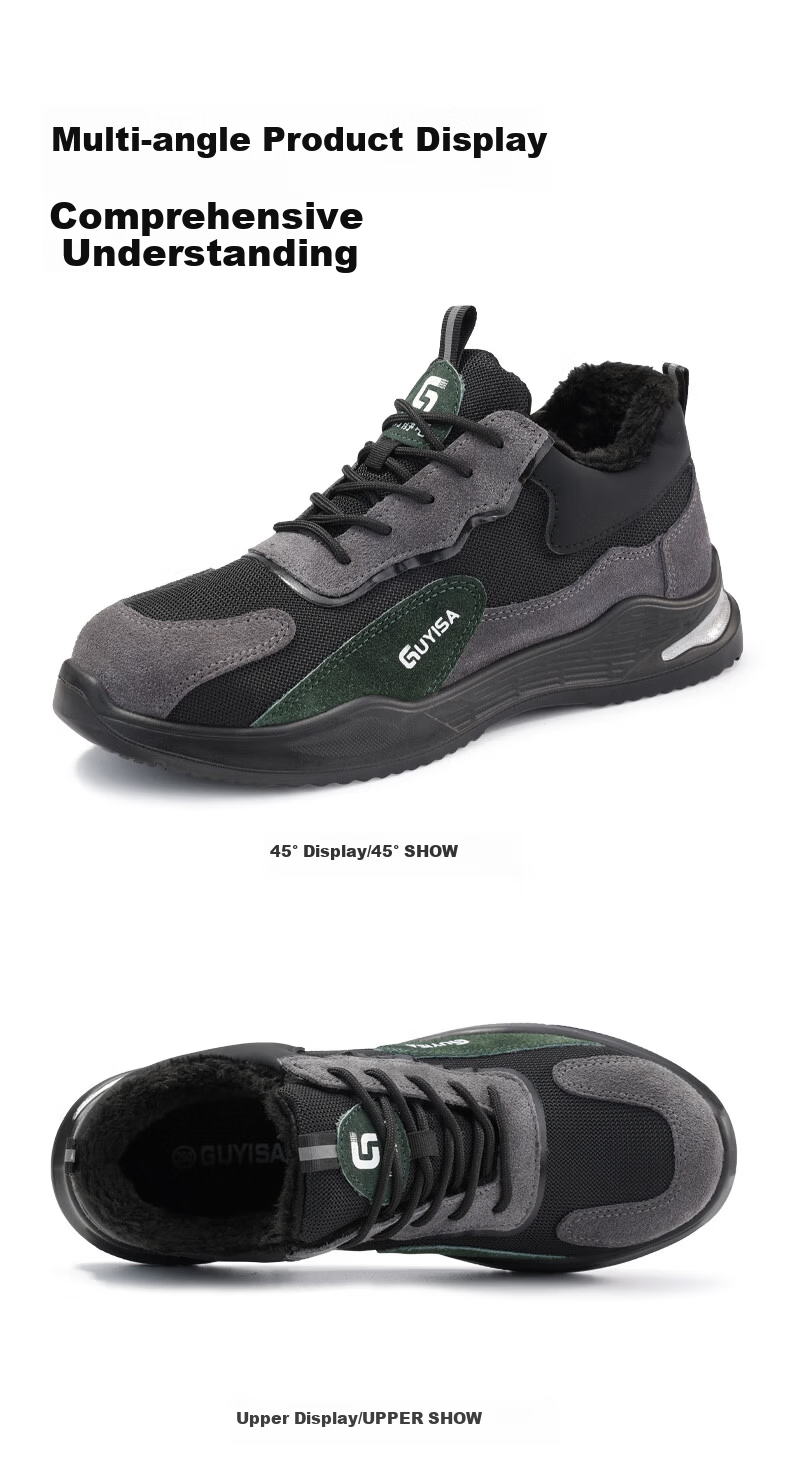 Jingtu Anti-Static Safety Work Shoes Unisex Steel Toe Anti-Smash Puncture-Resistant Ultra-Light Model 2095SA Size 41 14