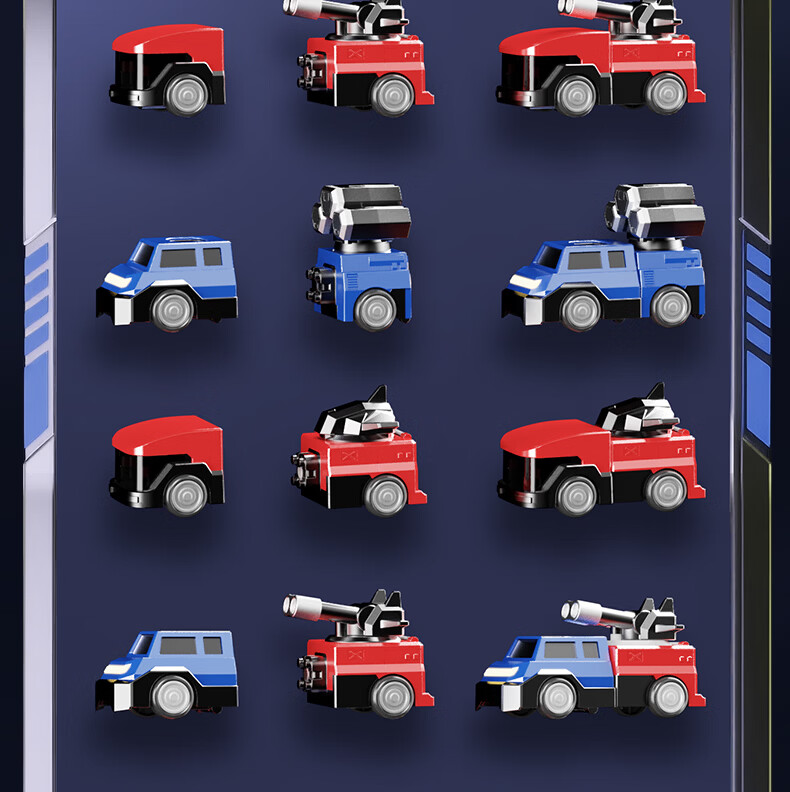 Guangduola Children's Toy 3-6 Years Magnetic Robot Transformable Building Block Model Car Boys Birthday New Year Gift 9