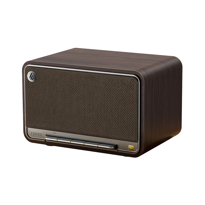 EDIFIER M330 II Retro Desktop Bluetooth Speaker High Power Wireless Portable Home Audio Integrated Artistic Speaker Black Walnut