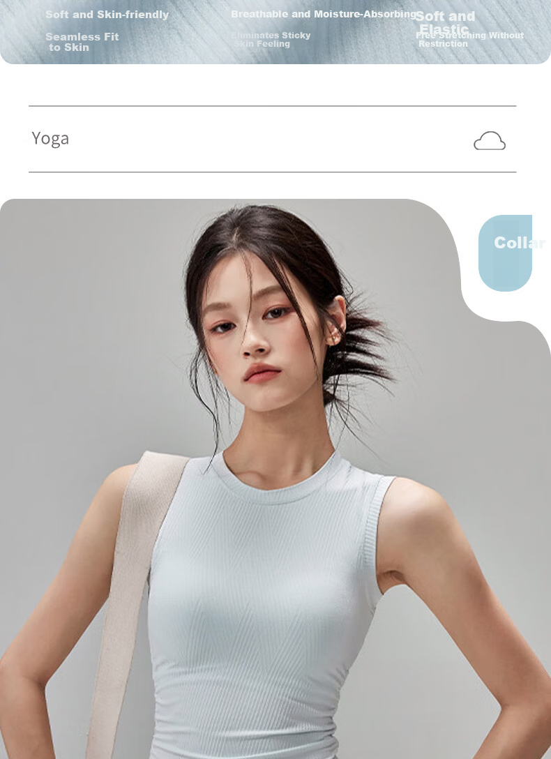 XUEXIMAN Padded Yoga Tank Top New Spring Summer Shockproof Sports Bra Fitness Pilates Training Shirt Outerwear 4