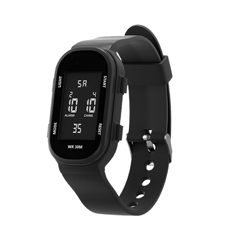 Siwangongli Student Electronic Watch, Youth Sports Bracelet for Middle And High School Children, Black Back-To Season New Year Gift
