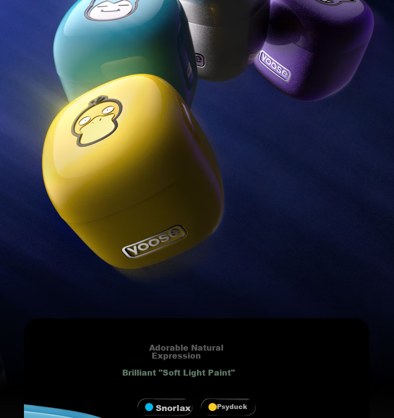 Yoose 2-in-1 Electric Nose Hair Trimmer and Shaver for Men Birthday New Year Gift for Boyfriend Husband Pokémon Collaboration Gift Box D1-T (Gengar) 6