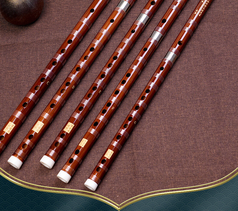 Dong Xuehua Premium Refined Diling Professional Grade Bamboo Flute High-End Performance Grade Kuzu Bamboo EF/D Key 7
