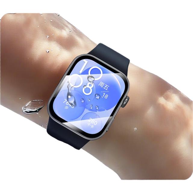 Защитная пленка ALittleFlower для Huawei Watch Fit 4, 2 шт., HD, полное покрытие, защита от отпечатков пальцев, царапин и взрывов
