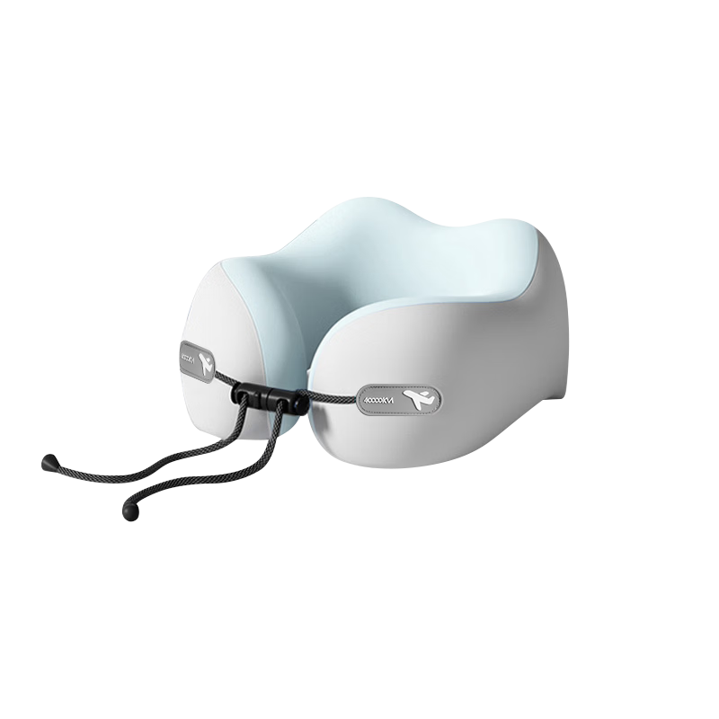 40,000 KM Memory Foam U-Shaped Neck Pillow Portable Foldable Travel Neck Pillow for High-Speed Rail, Airplane, Office, and Nap
