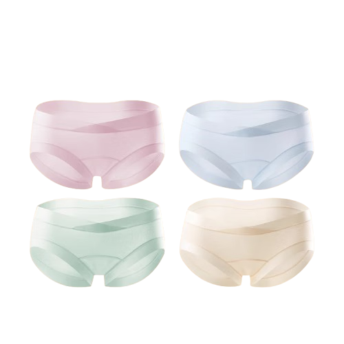 JOYNCLEON Maternity Cotton Low-Waist Seamless Extended Crotch Pregnancy Underwear EO Sterilized XXL jnk194189