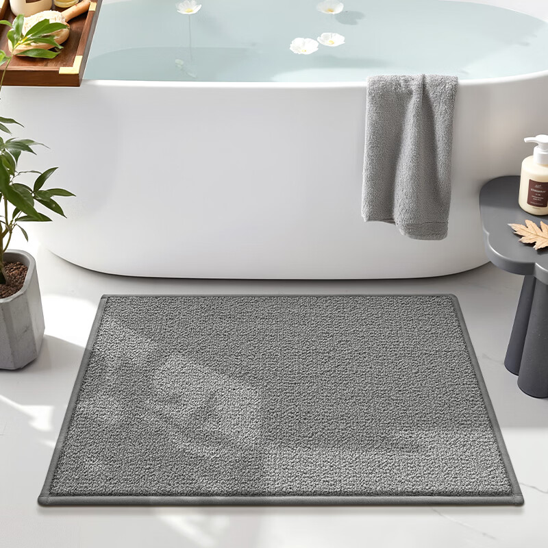 Da Jiang Little Yellow Duck Collaboration Bathroom Mat Non-Slip Absorbent Toilet Door Mat 45x70cm
