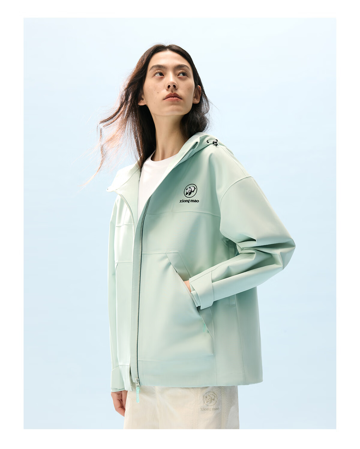 Panda Liu Yifei Style [Play Wild 2.0] Fluorine-Free Windproof Waterproof Durable Jacket for Men and Women Spring Summer B061 19