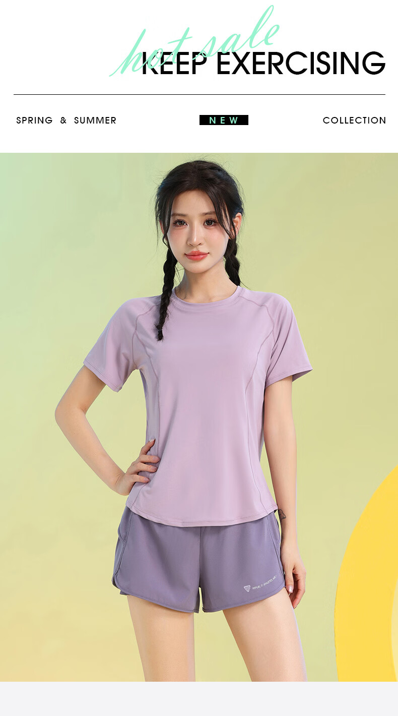 Baisirong Professional Marathon Running Sports Set for Women Ultra-Light Quick-Dry Fitness Wear Plus Size Yoga Outdoor Training Apparel 1