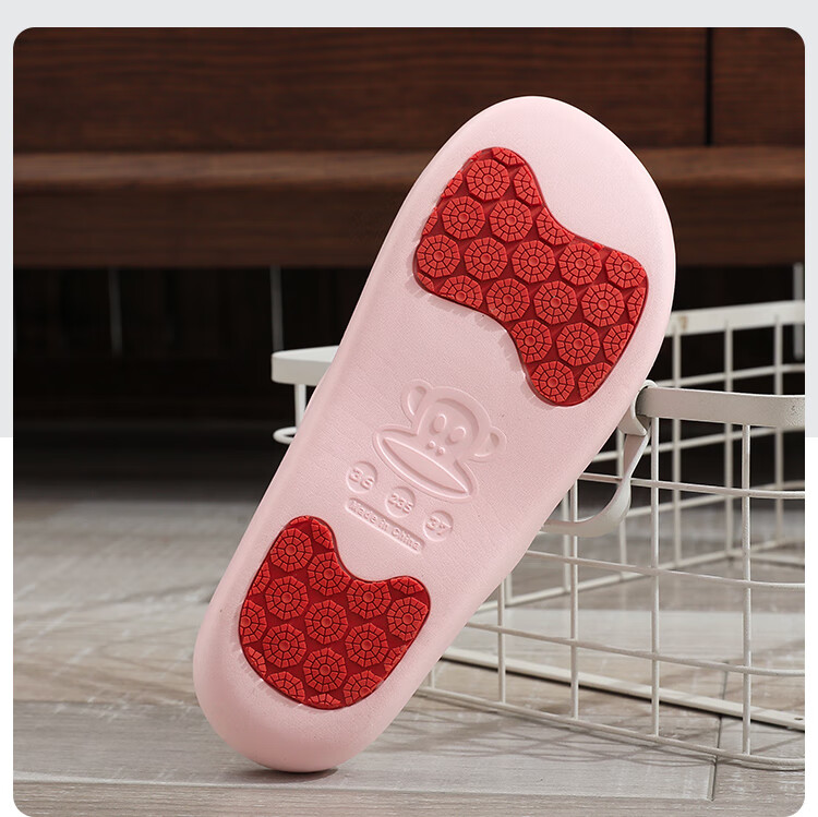 Paul Frank Strong Rubber Non-Slip Bathroom Slippers for Elderly Men Indoor Shower Anti-Slip Sandals Women Pink Size 40-41 12