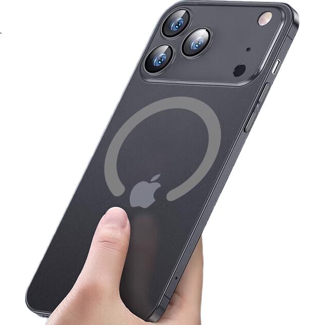 DIVI Чехол для Apple iPhone 17 Pro Max, ультратонкий, матовый, MagSafe, прозрачный