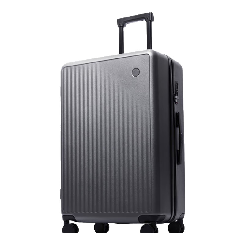 JD Original Wujie Lite Suitcase, 26-Inch Large Capacity Trolley Case, 360-Degree Wheels, Password Lock, Graphite Gray