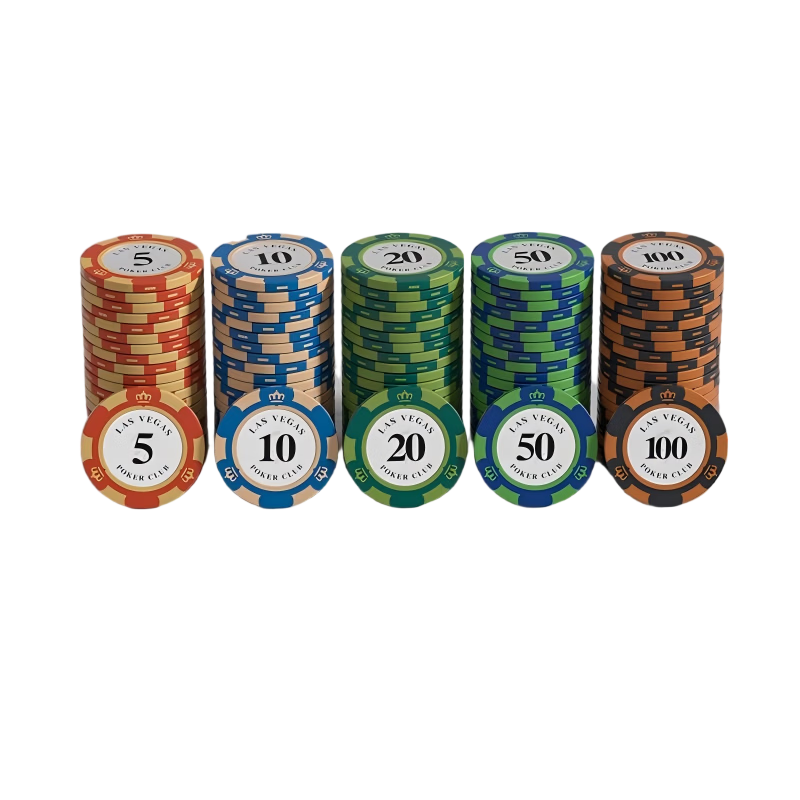 Guansheng Texas Poker Chips Card Mahjong Chips Casino Tokens Poker Points Chips for Mahjong and Card Games