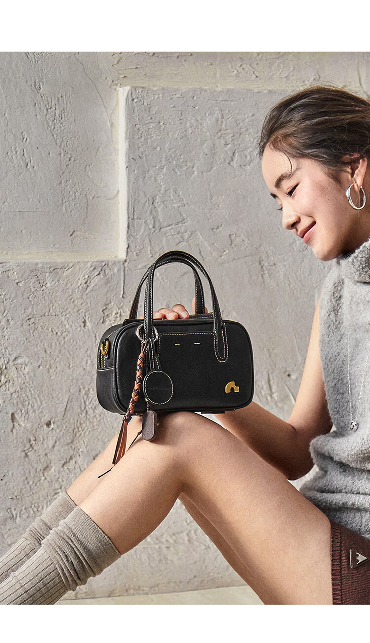 Nalandu [Xiang Hanzhi Same Style] Bowling Sugar Cube Handbag Women's New Tote Birthday 38 Goddess Festival Gift 18