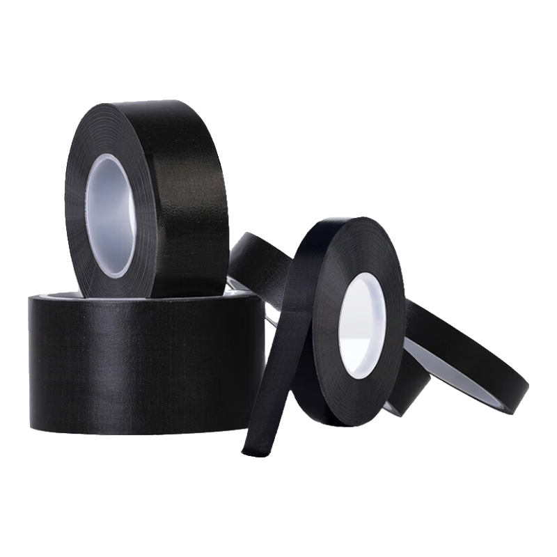Oumai Teflon Heat-Resistant Tape, Fluorine-Rich Polytetrafluoroethylene Insulation Tape, High Temperature Resistant up to 300 Degrees Celsius, 0.18mm Thick, for Sealing Machines And Vacuum Machines, Black, 50mm*10m, 1 Roll
