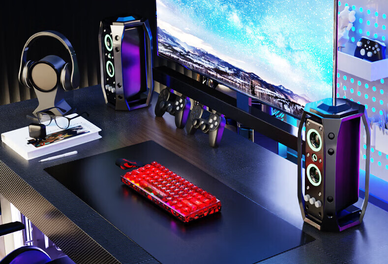 REDRAGON AeroX61 Magnetic Switch Mechanical Gaming Keyboard RT Esports Hollow Aluminum Alloy Keyboard Transparent Red Liyu Switch New Year Gift 2