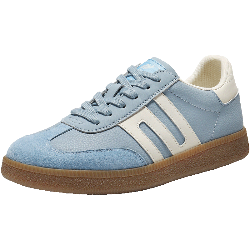 Belle Women's Vintage Colorblock Derby Shoes Spring Summer New Casual Simple Sports Sneakers B2614AM5 Blue Size 38