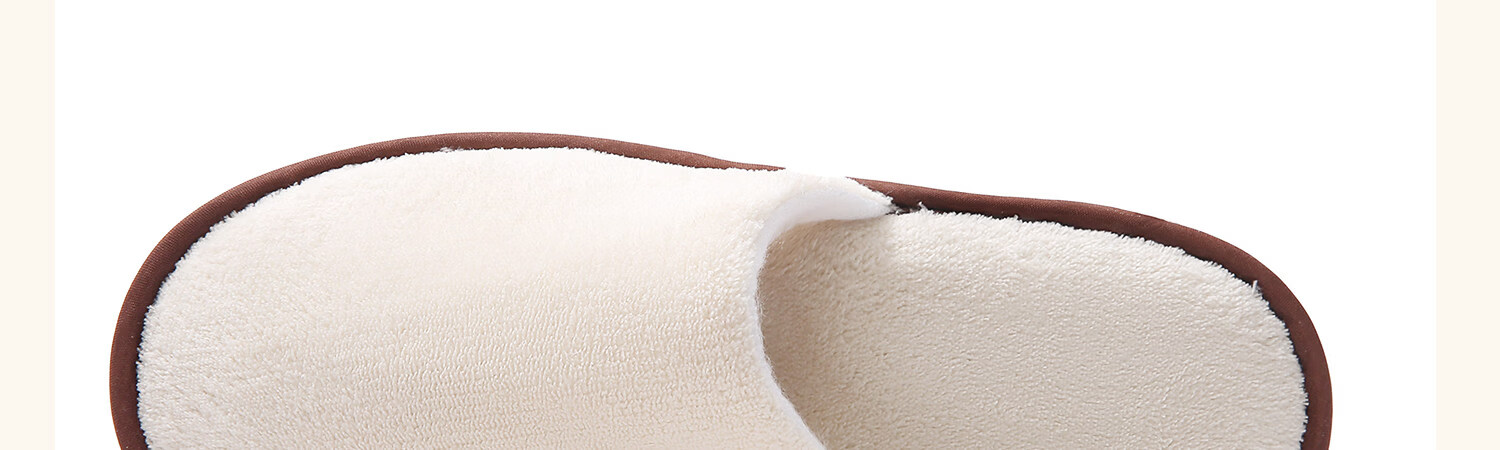 Guxu Disposable Cotton Slippers Thickened Non-Slip Winter Home Travel Hotel Use 125