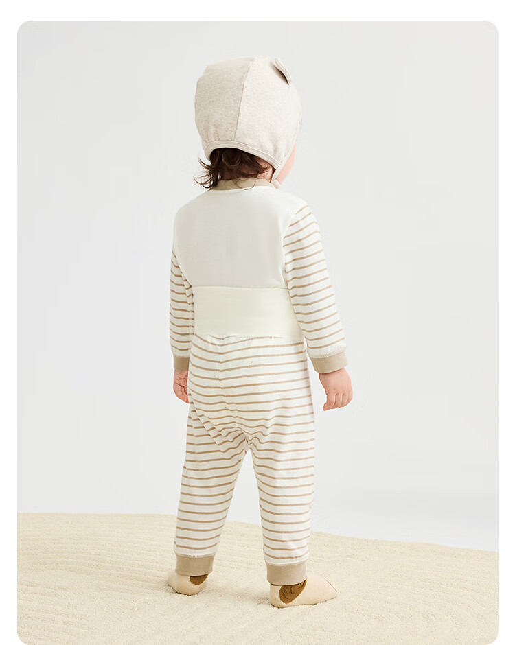 Balabala【balaOne】Kids Baby Infant Underwear Set 2025 New Winter Homewear Ribbed High-Waist New Year Edition 12