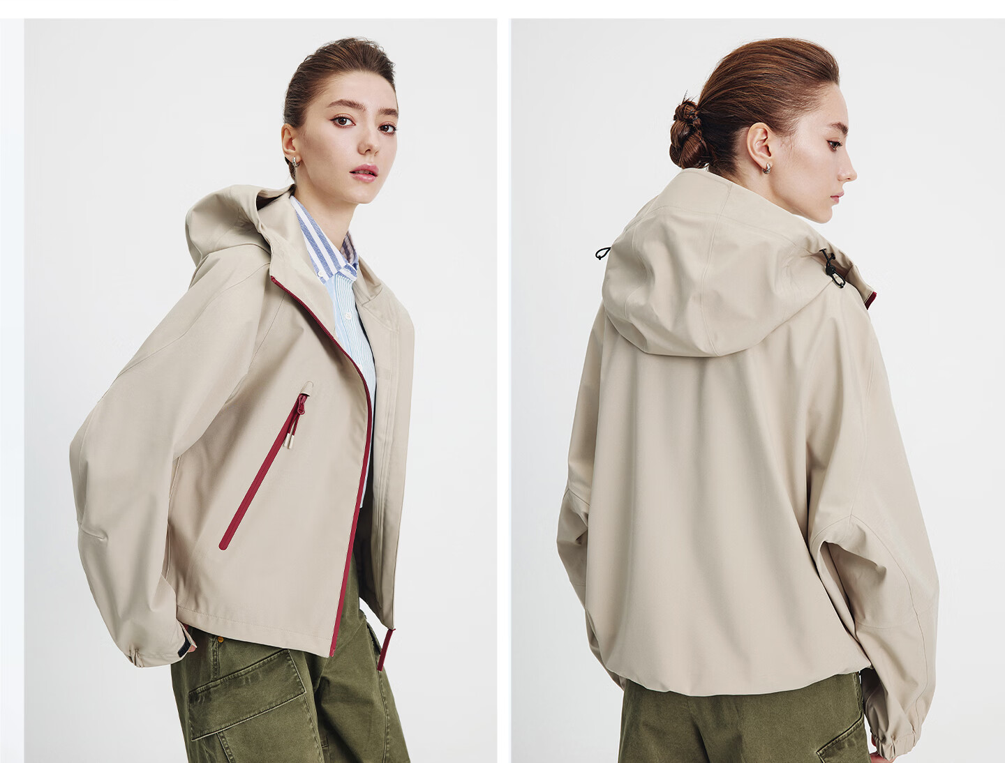 Navikail Italian Small Sailboat Women's 2025 Autumn Winter New Hooded Loose Windproof Outdoor Jacket 2331005504 22