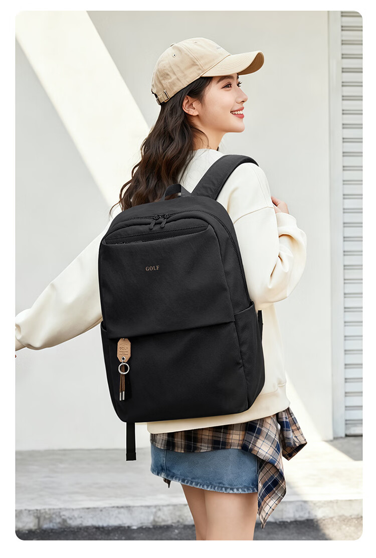 GOLF Lightweight 15.6/16 Inch Laptop Backpack Unisex Casual Travel School Bag 12