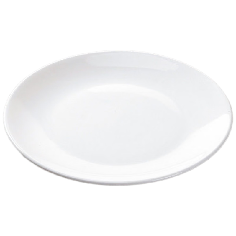 Danshi Zhiyuan Buffet Dish European White Ceramic Plate Western Food Plate Steak Plate 10-Inch Shallow Plate Jingcang
