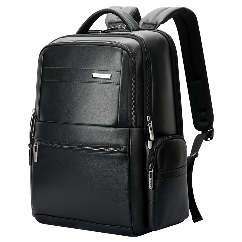 Bopai Master Series Backpack, Top-Grain Leather Business Bag for Men, 16-Inch Laptop Bag, Genuine Leather Father's Day Gift