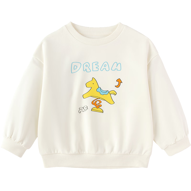 Balabala [balaOne] Kids Sweatshirt Children's Long Sleeve Top Spring 2026 Unisex