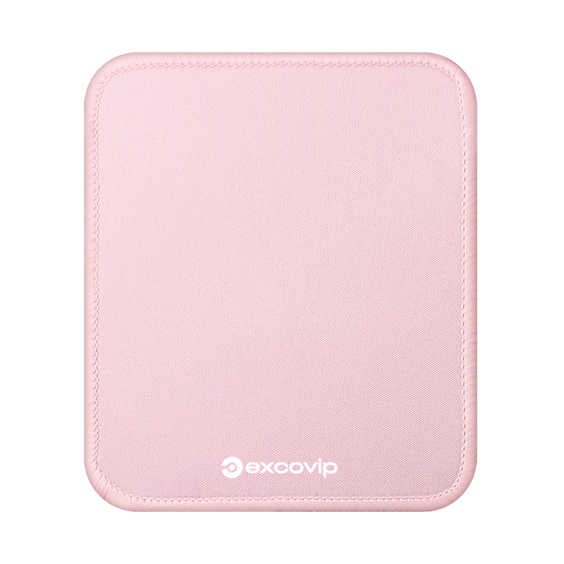 EXCO Pink Small Mouse Pad Edge-Lined Computer Office Portable Desk Mat Gaming Mouse Pad Keyboard Desk Mat Cute Solid Color Extra Small Mouse Pad 0693