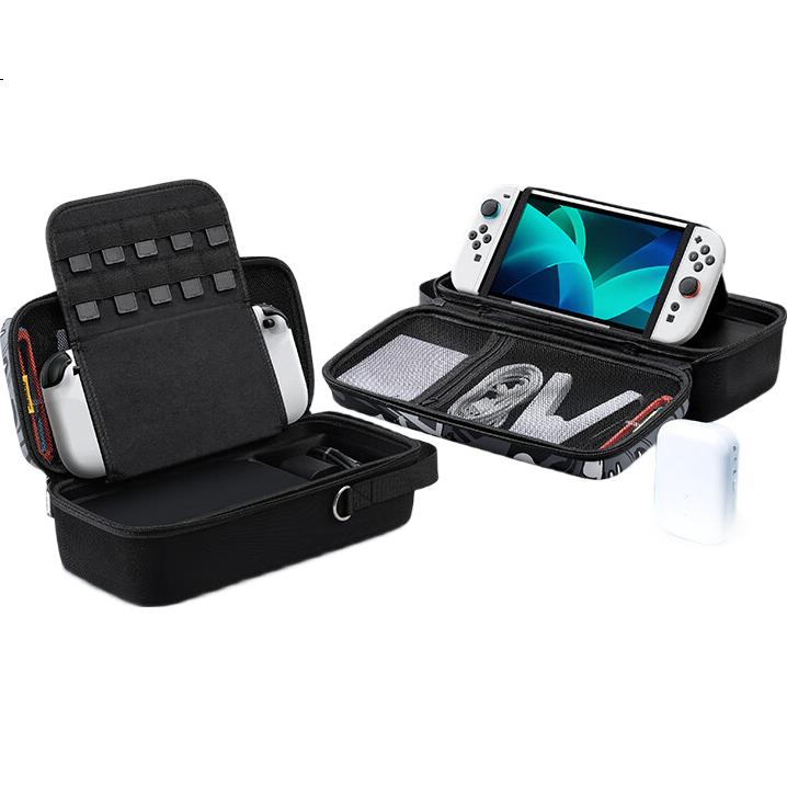 Защитный чехол Jemdo для Nintendo Switch 2, большая емкость, защитный бокс для NS2 Handheld, Pro Controller Grip, зарядная док-станция, оболочка, закаленное стекло, полный набор аксессуаров